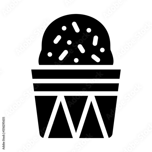 Ice Cream Vector Design Icon Style