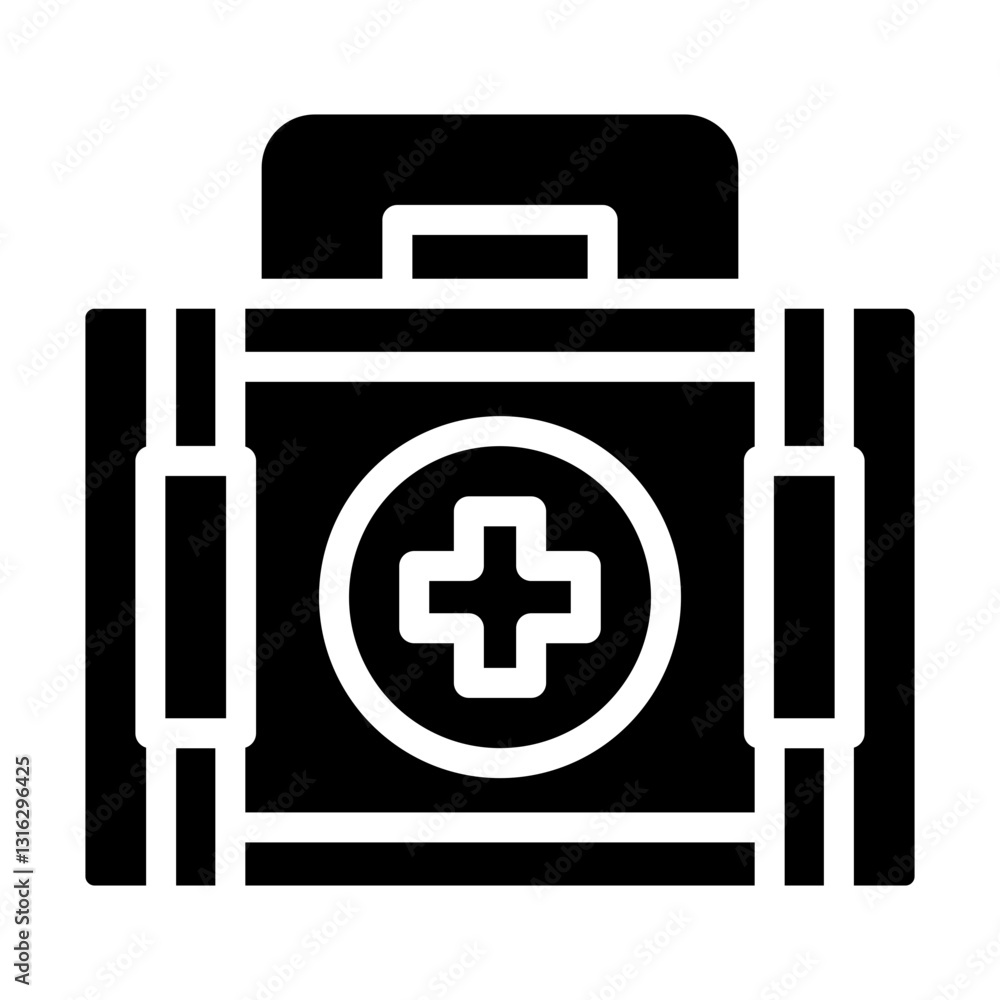 Obraz premium First aid kit Vector Design Icon Style