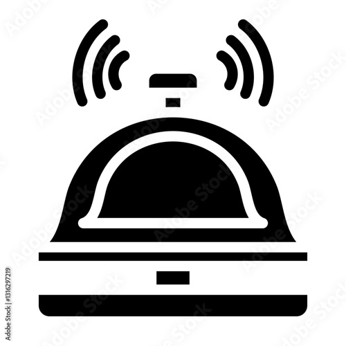 Reception Bell Vector Design Icon Style