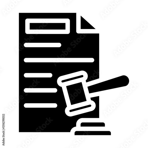 Probation Vector Design Icon Style