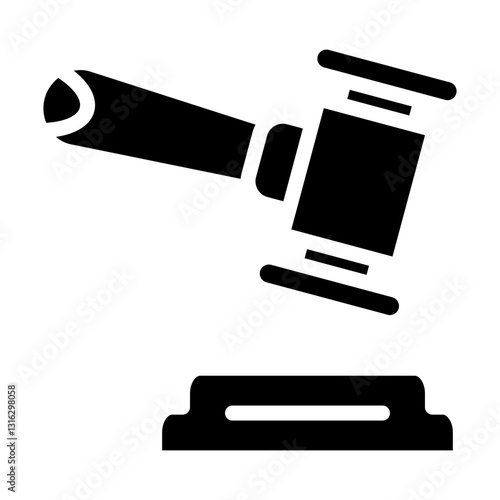 JudgeHammer Vector Design Icon Style photo