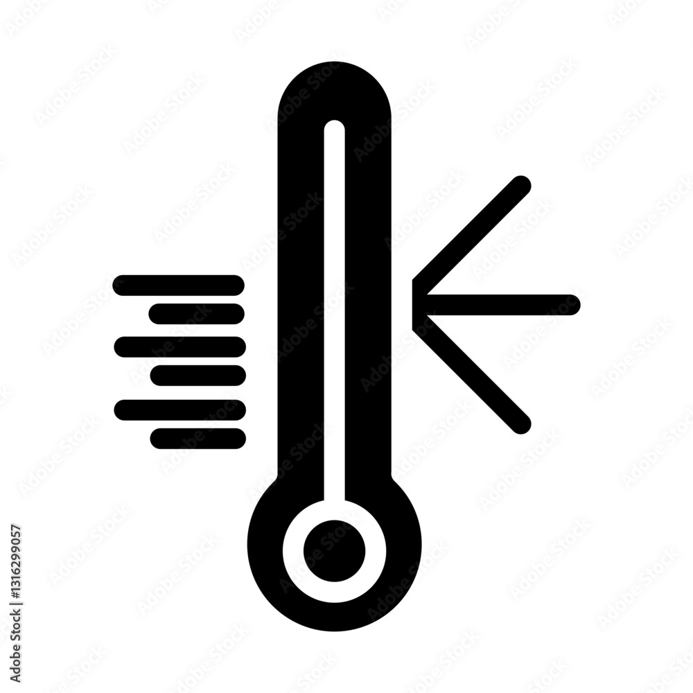 Thermometer Vector Design Icon Style Thermometer Vector Design Icon Style