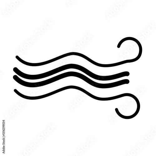 Wind Vector Design Icon Style