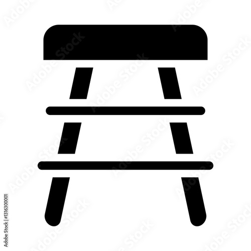 Counter stool Vector Design Icon Style