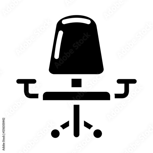 Office Chair Vector Design Icon Style