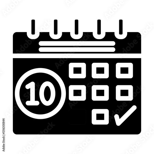 Calendar Vector Design Icon Style