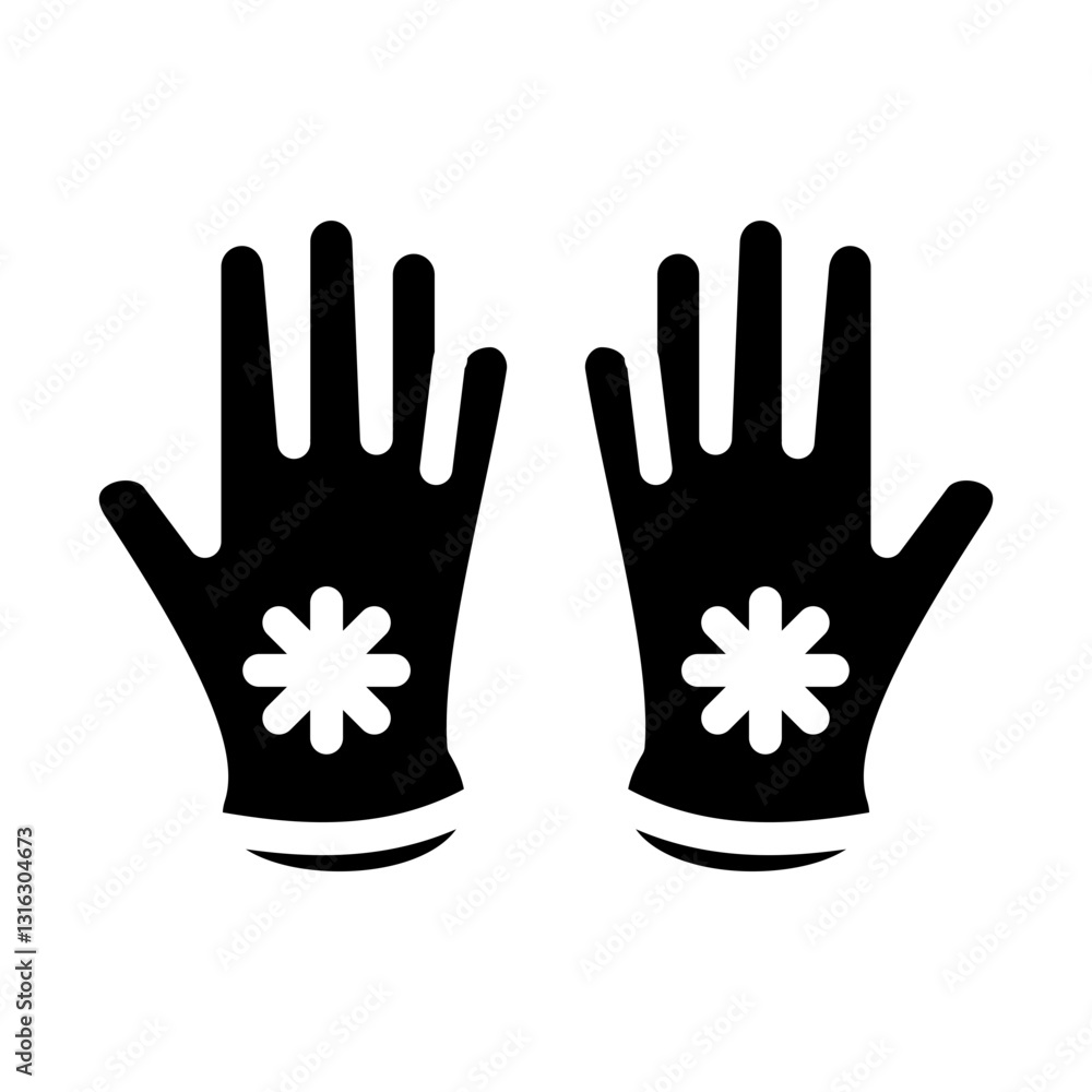 Obraz premium Gloves Vector Design Icon Style