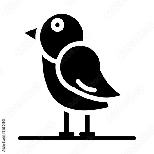 Bird Vector Design Icon Style