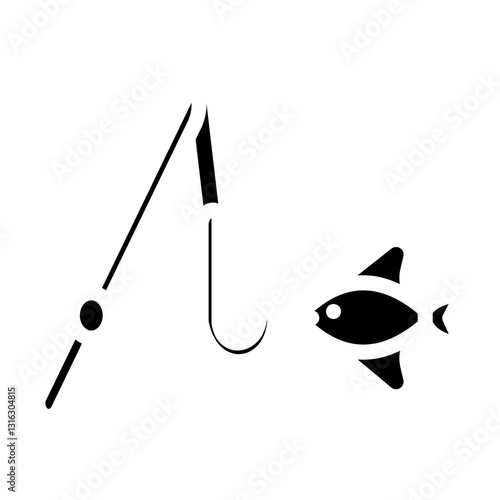 Fishing Vector Design Icon Style