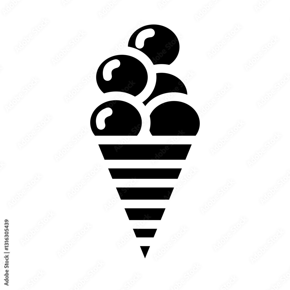 IceCream Vector Design Icon Style IceCream Vector Design Icon Style
