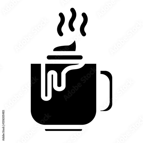 Hot Chocolate Vector Design Icon Style