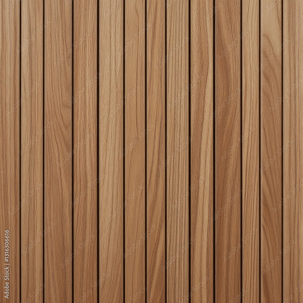 Naklejka premium Light brown vertical wood panel texture.