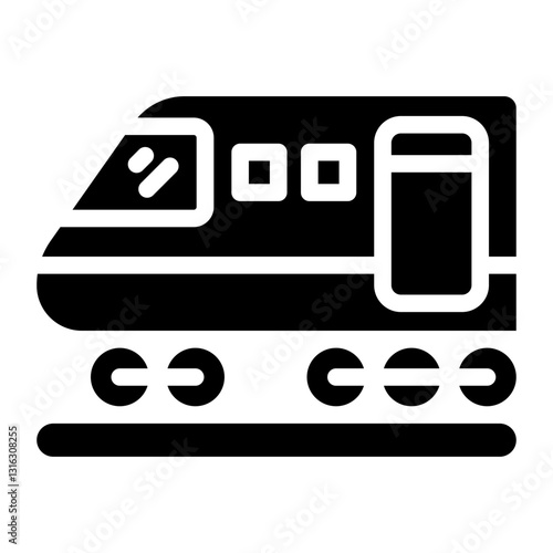 Train Vector Design Icon Style