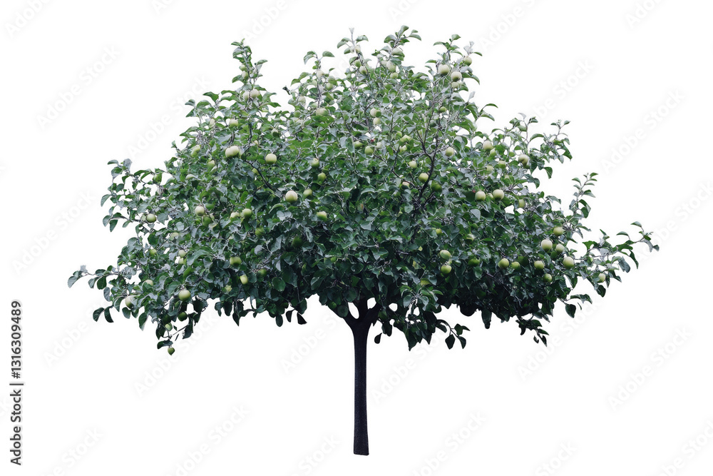 Obraz premium giant tree with lush green leaves and branches, showcasing vibrant canopy. This tree symbolizes nature beauty and provides shade and habitat for wildlife