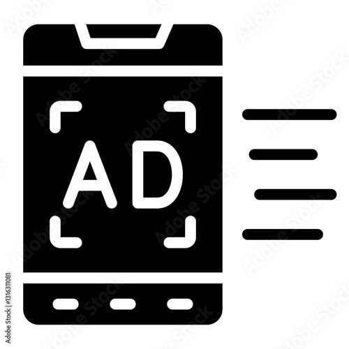Ad Vector Design Icon Style