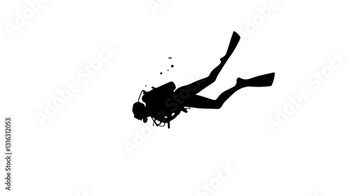 Silhouette of a swimming man, silhouette, woman, dance, sport, people, black, jump, illustration, vector, dancer, dancing, person, music, jumping, running, body, pose, fitness, action, sports