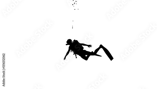 Silhouette of a swimming man, silhouette, woman, dance, sport, people, black, jump, illustration, vector, dancer, dancing, person, music, jumping, running, body, pose, fitness, action, sports