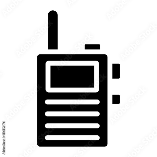 Walkie-Talkie Vector Design Icon Style