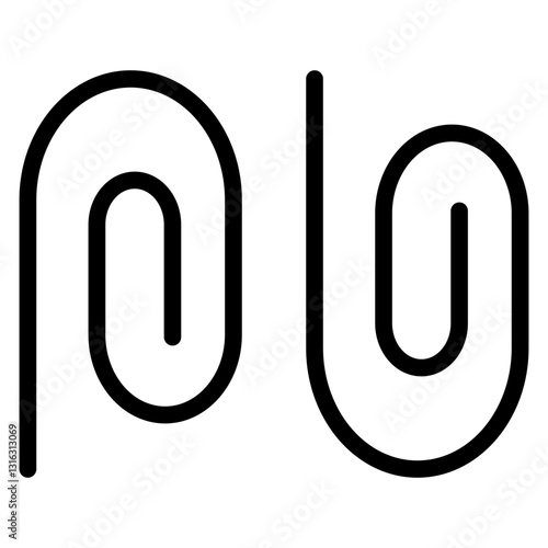 Attachments Vector Design Icon Style