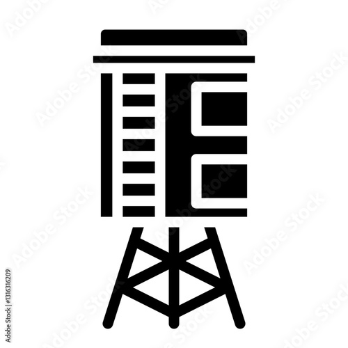 Storage Tank Vector Design Icon Style