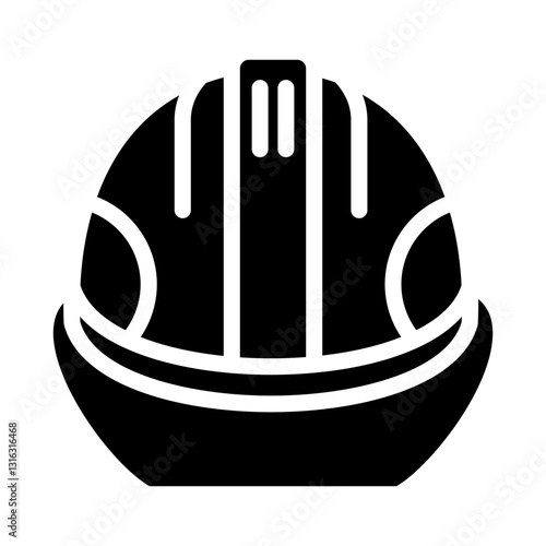 Safety Helmet Vector Design Icon Style