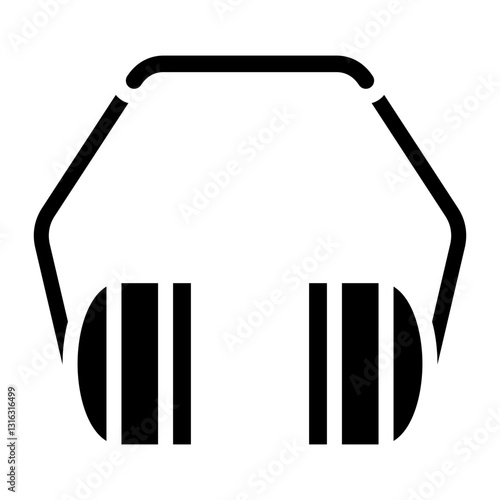 Ear Protection Vector Design Icon Style