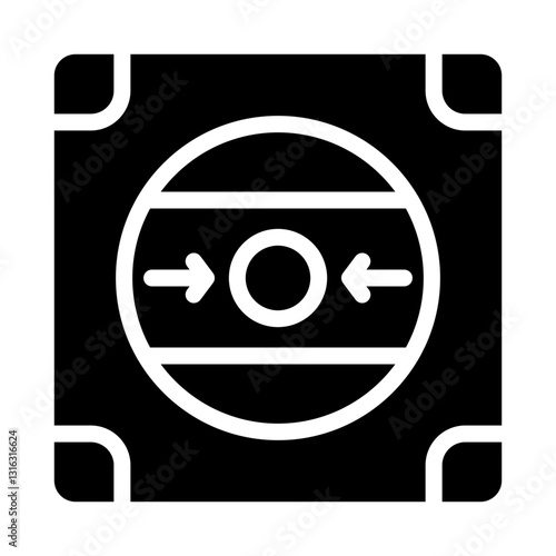 Fire Alarm Vector Design Icon Style