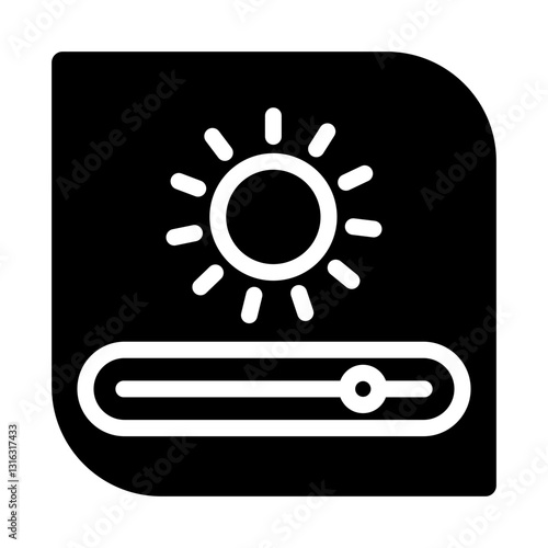 Brightness Vector Design Icon Style