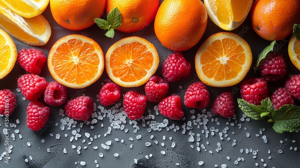 Fresh and Healthy Fruits in a Close Up Professional Background with Lots of White Space Fresh and Healthy Fruits in a Close Up Professional Background with Lots of White Space