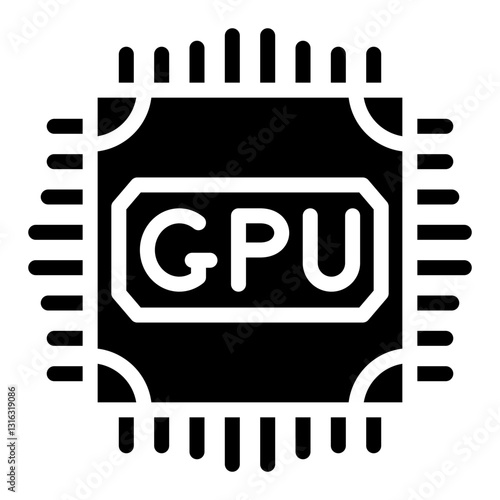 GPU Vector Design Icon Style
