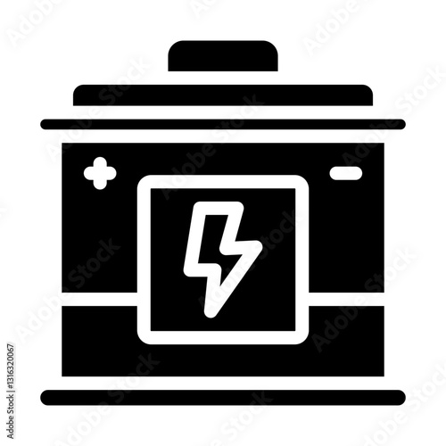 Inverter Vector Design Icon Style