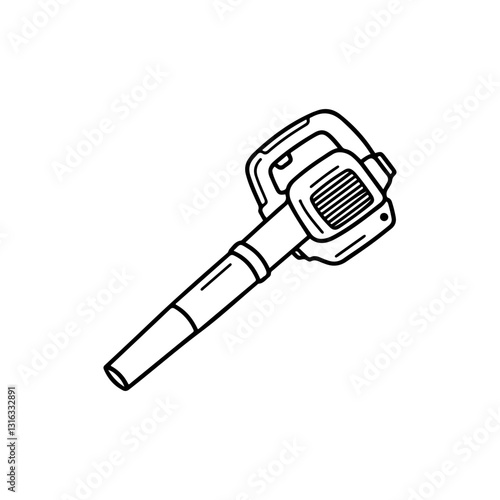 Simple Outline of Handheld Leaf Blower