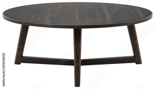old wooden chair Coffee table furniture modern. White background