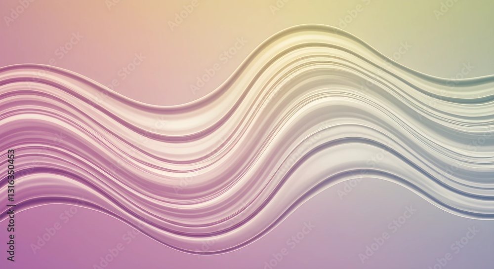 Abstract wavy background with pastel gradient. Abstract wavy background with pastel gradient.