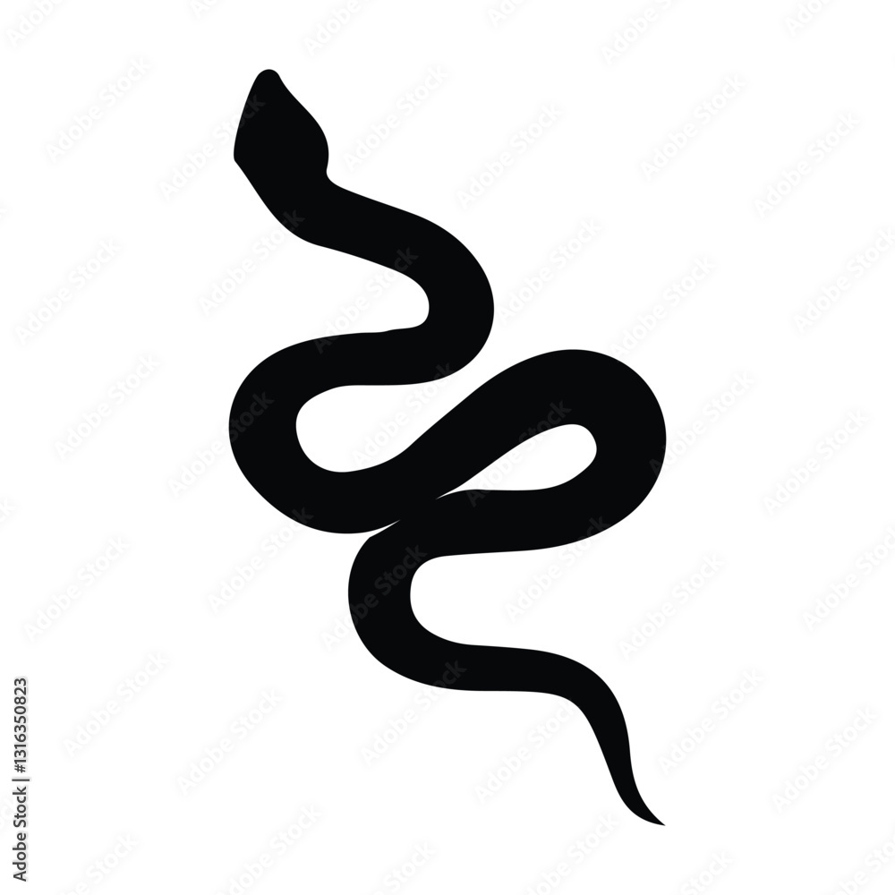 snake silhouette snake silhouette