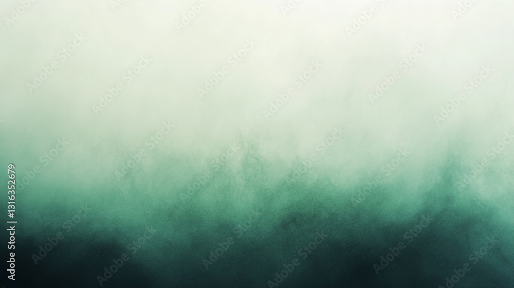 Abstract green smoke gradient background texture image fog art dark teal color light shade style Abstract green smoke gradient background texture image fog art dark teal color light shade style