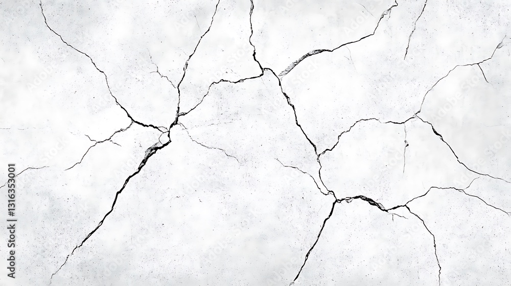 Cracked Concrete Texture: A Detailed High-Resolution Image AI Generated Cracked Concrete Texture: A Detailed High-Resolution Image AI Generated