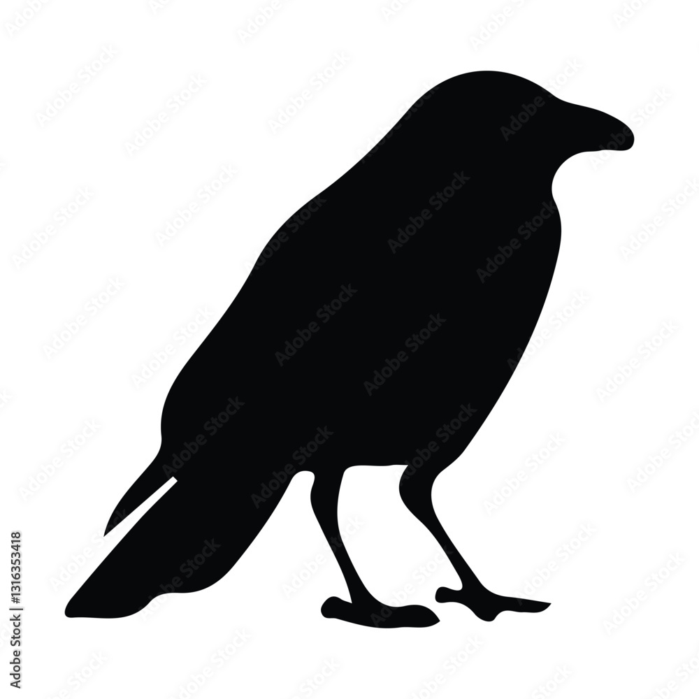 Obraz premium crow silhouette