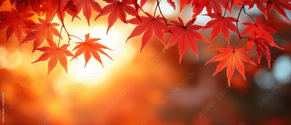 A delicate vector silhouette of a maple tree, its intricate branches reaching skyward, against a vibrant backdrop of autumn leaves. A delicate vector silhouette of a maple tree, its intricate branches reaching skyward, against a vibrant backdrop of autumn leaves.