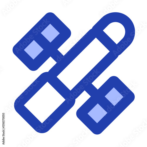 hubble telescope blue style