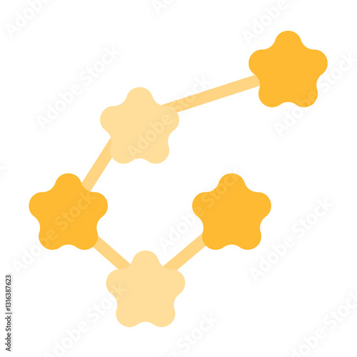 astrological sign flat style
