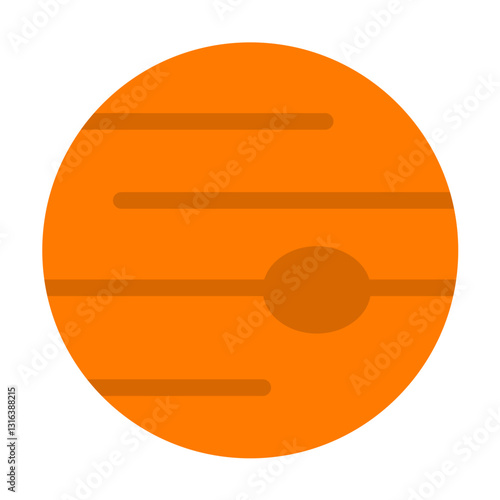 jupiter flat style