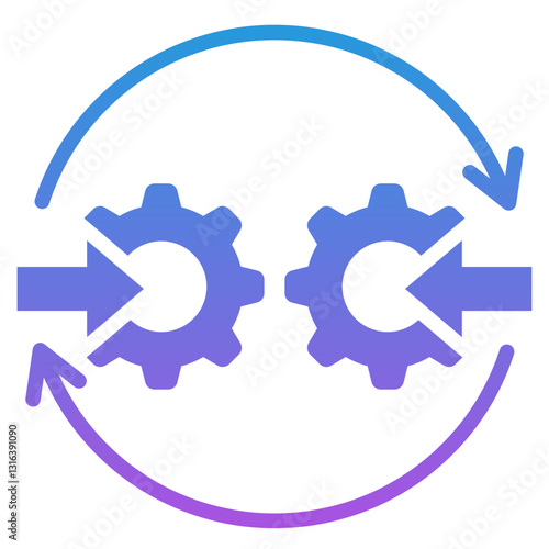 Lean Management Icon