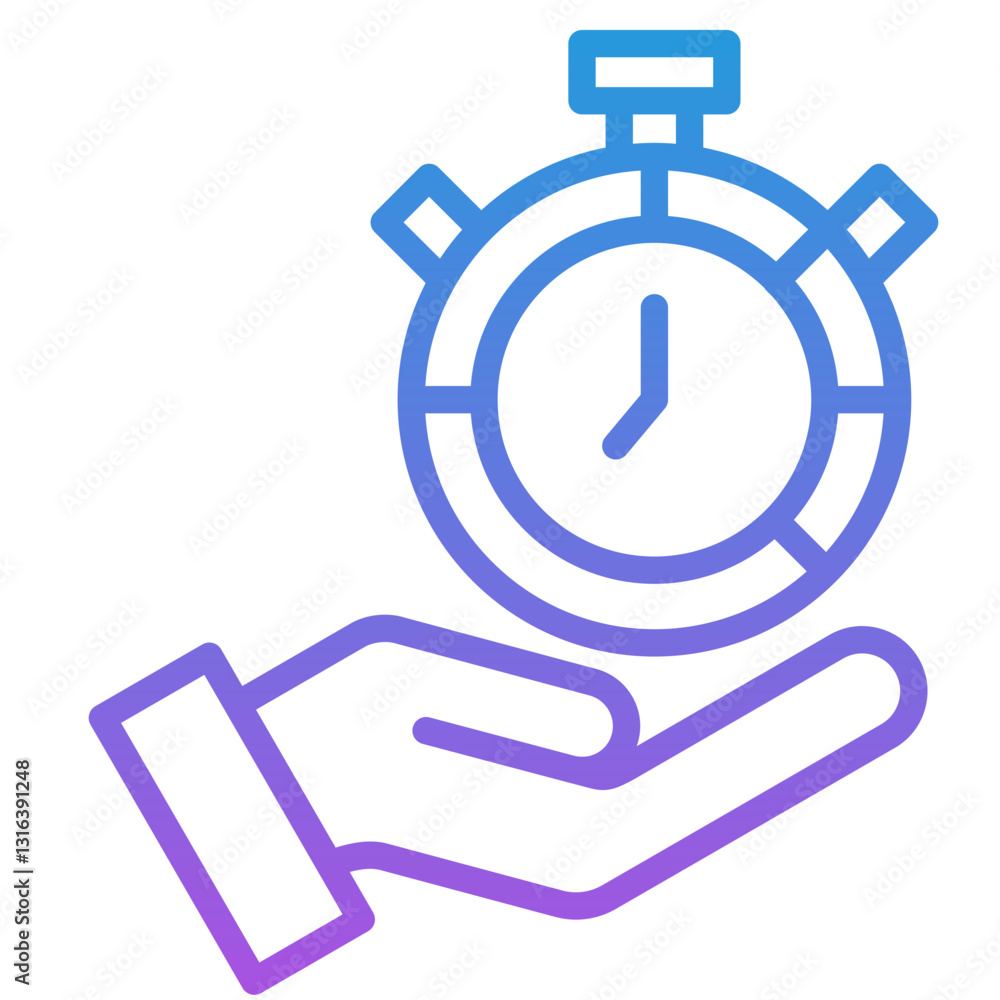 Time Allocation Icon Time Allocation Icon