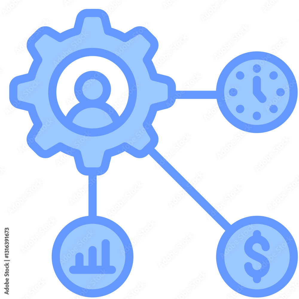 Resource Management Icon Resource Management Icon