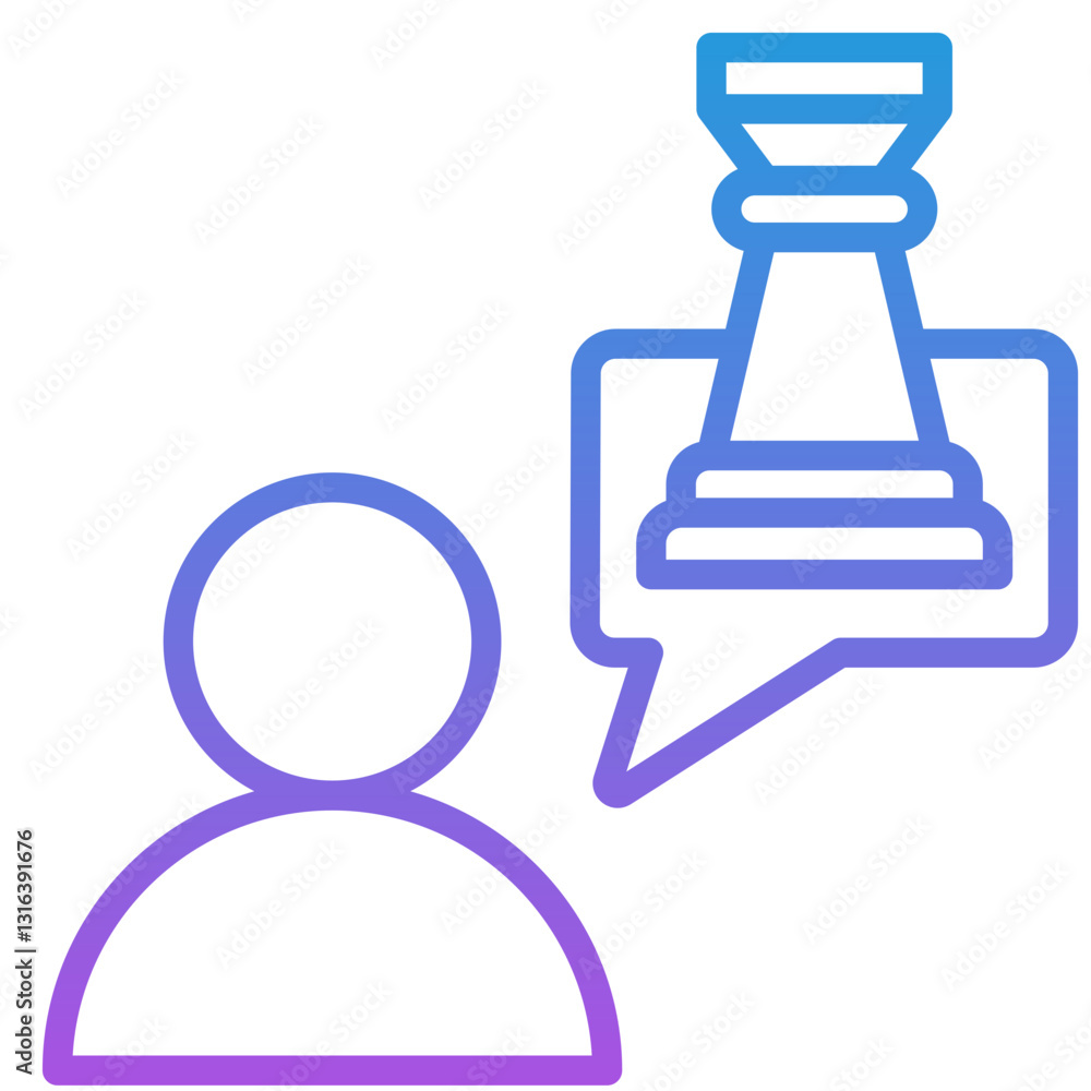 Strategic Thinking Icon Strategic Thinking Icon