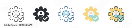 Expert Icon Set Multiple Style Collection