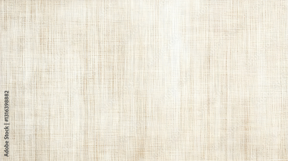 Fototapeta premium Light Beige Fabric Texture with Subtle Natural Linen Pattern