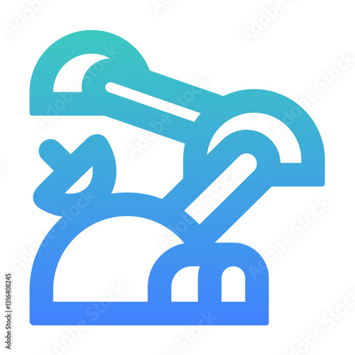 colony outlined gradient style