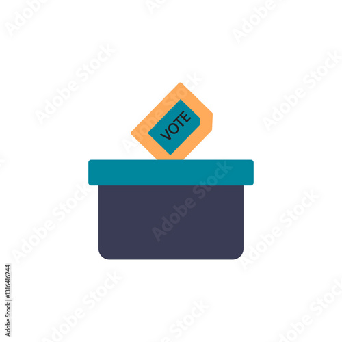 vote icon flat modern design